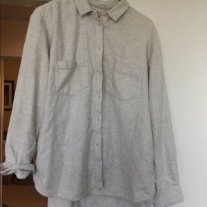 Madewell oversized button down flannel